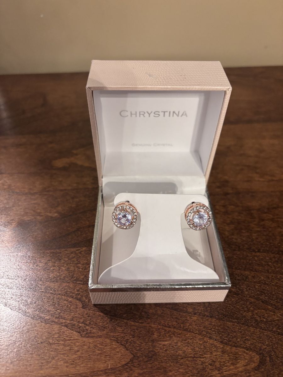 Brand New Beautiful Rose Gold Earrings