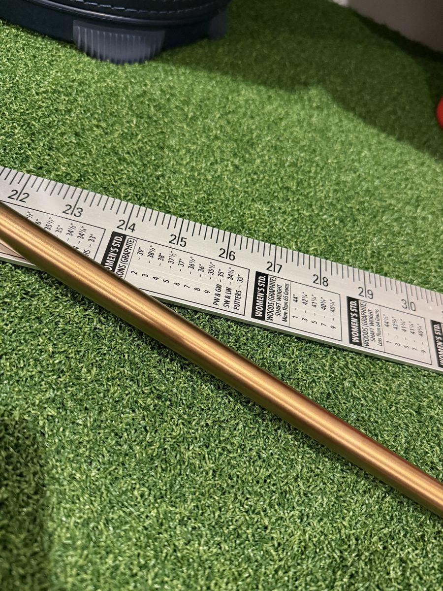 KBS CT Tour Satin Rose Gold Putter Shaft - New Uncut 37" End to End