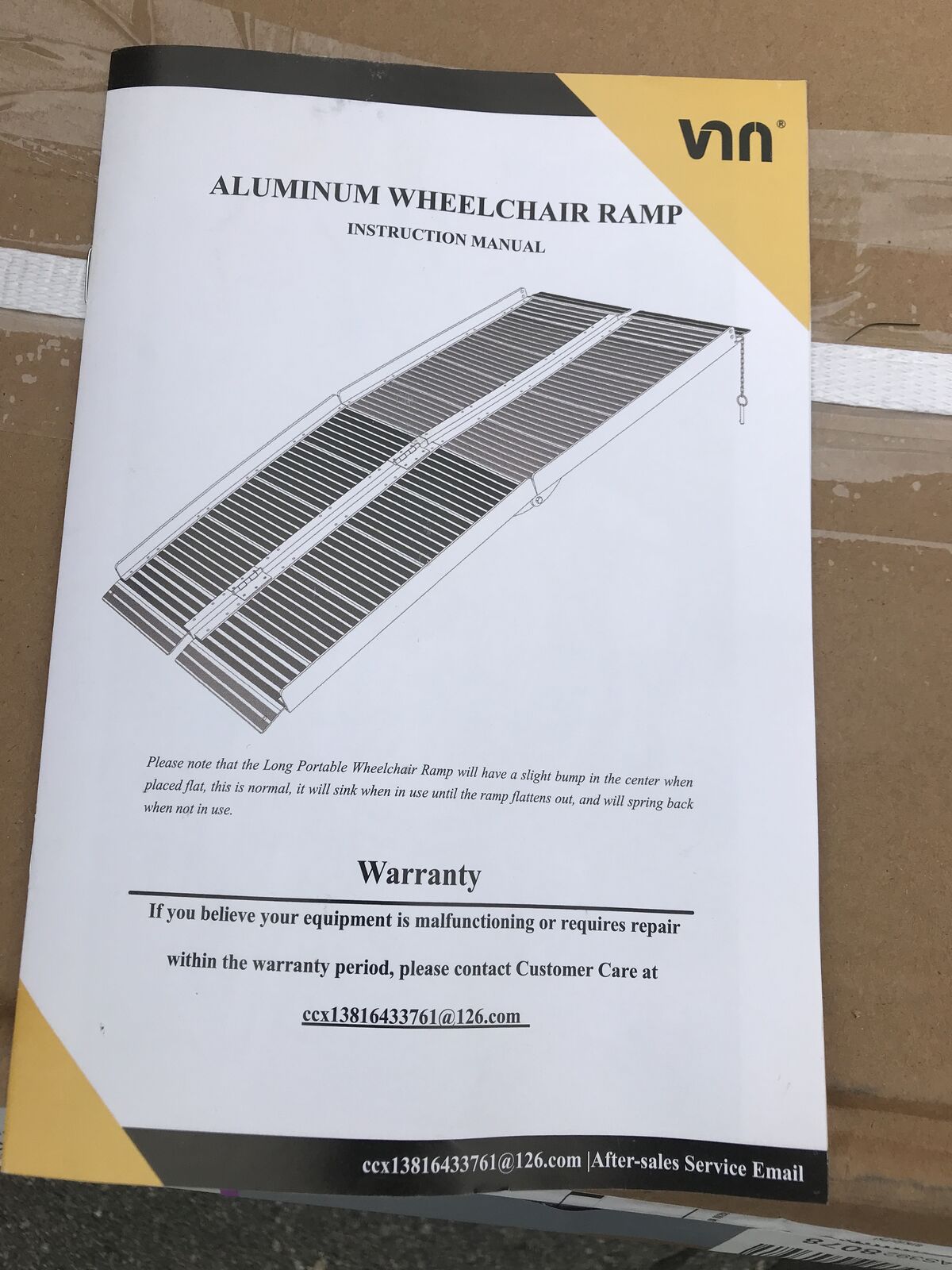 Heavy duty wheelchair ramps NEW IN BOX FOLDING RAMPS EXTEND TO 8 FEET LONG