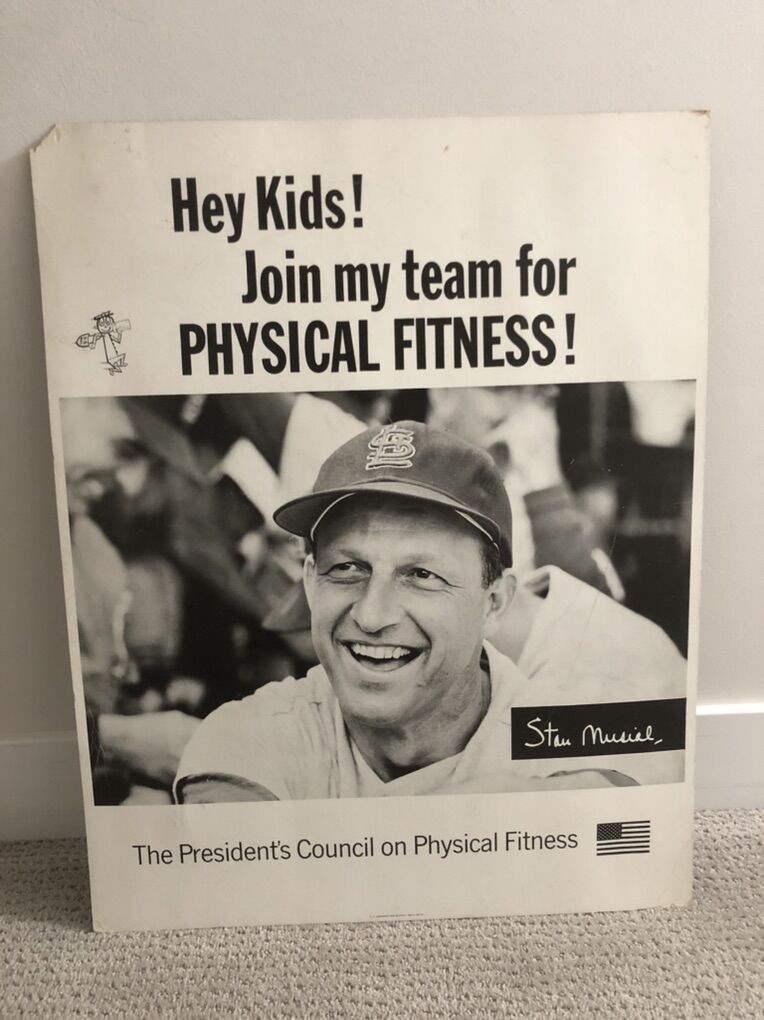 Stan Musial 1960's Sign 22x28