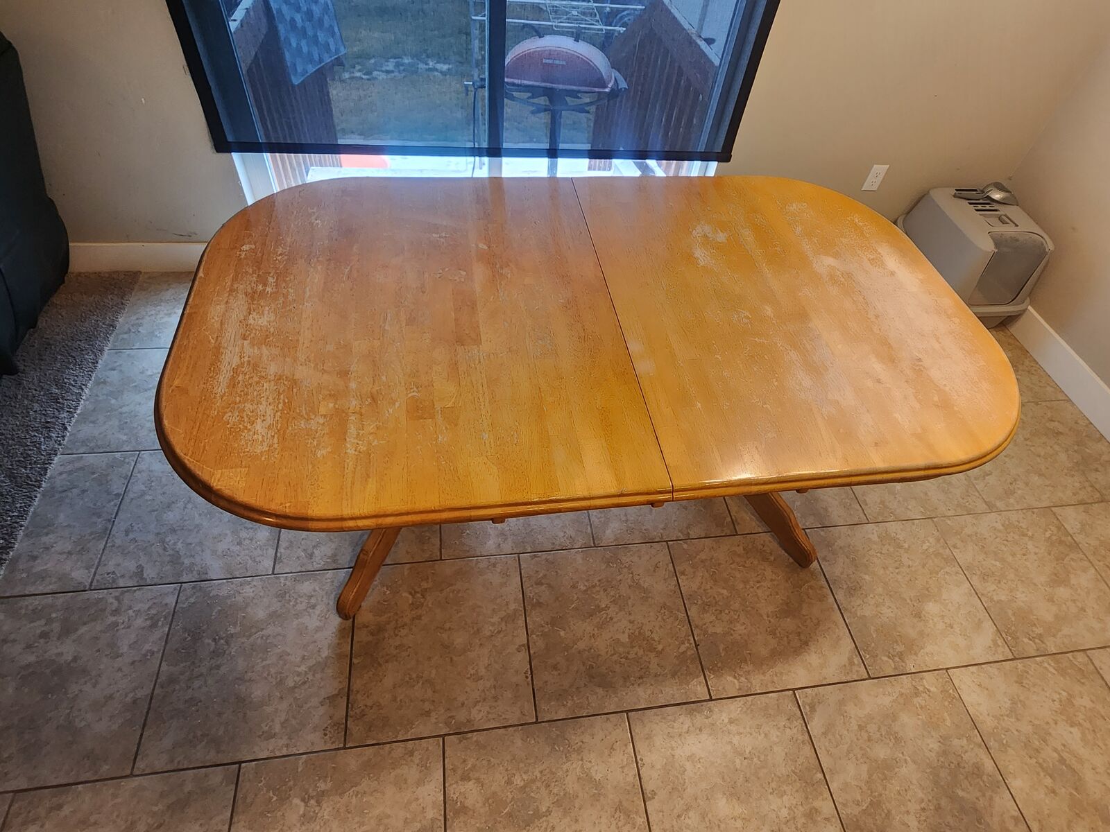 Solid wood expanding table & Chairs