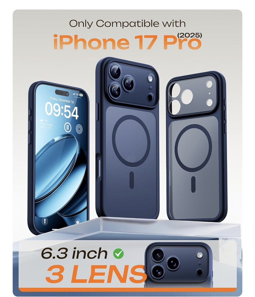 NEW!iPhone 17 Pro Case Magsafe