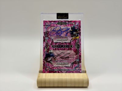 2024 Wild Card 5 Dual Auto Jeremiyah Love 1/1 Pink
