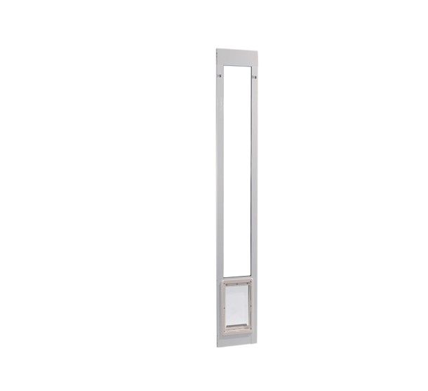 Ideal Aluminum FastFit Sliding Patio Insert Medium Pet Door Adjustable Height 77.6" to 80.4"