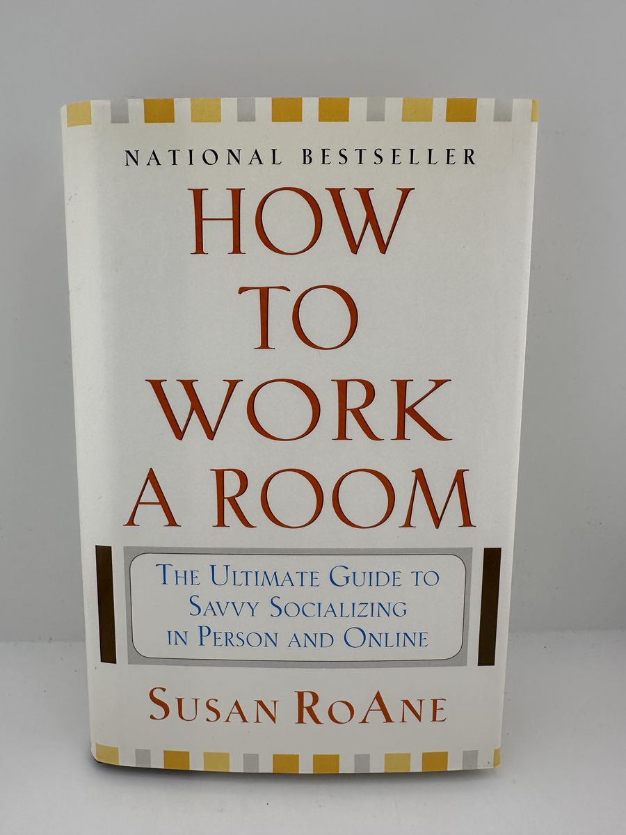 How to Work a Room Susan RoAne Networking Social Skills PB Bestseller
