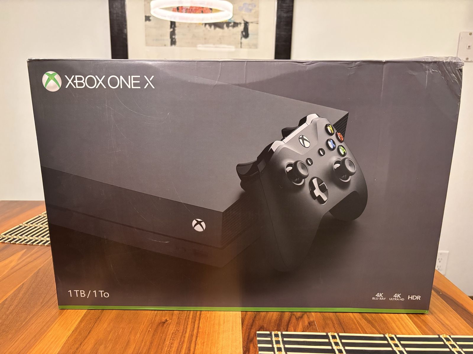 X Box One X w/ 2 controllers & 45 games