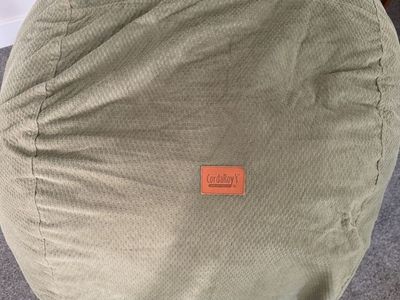 CordaRoy's Corduroy Bean Bag Chair convertible bed
