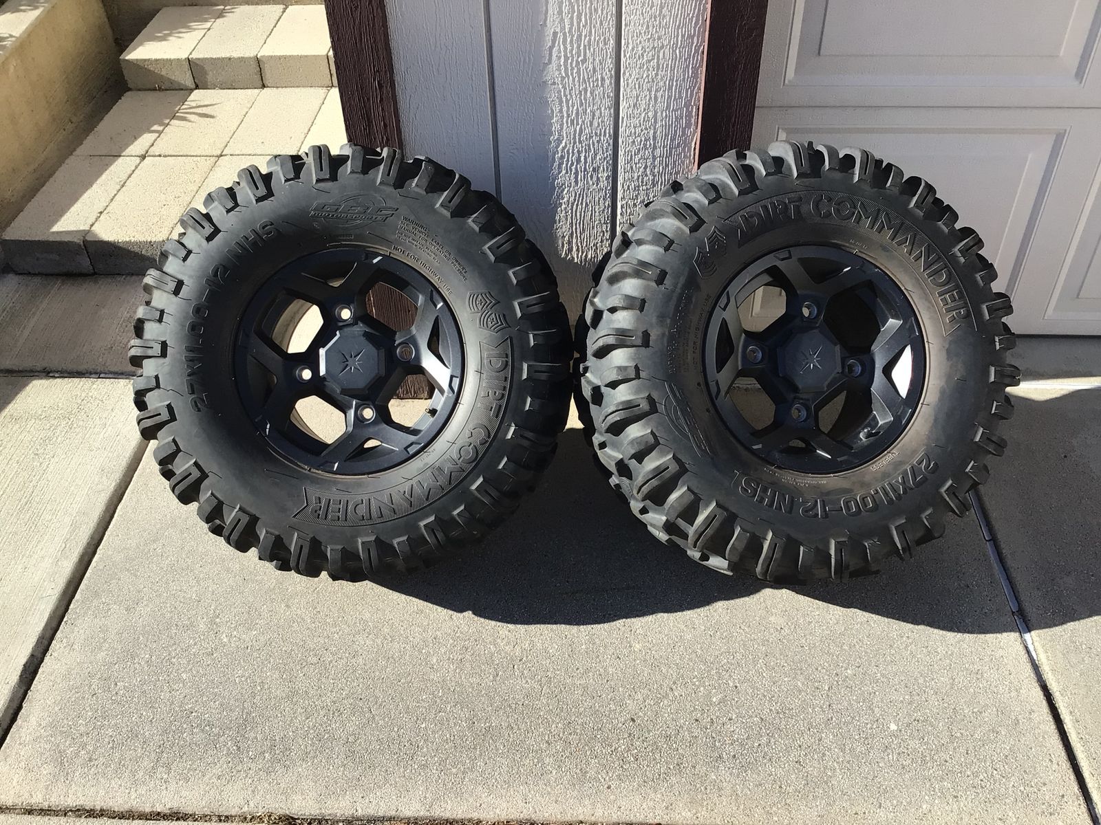 Polaris 27X11X12 rear tires