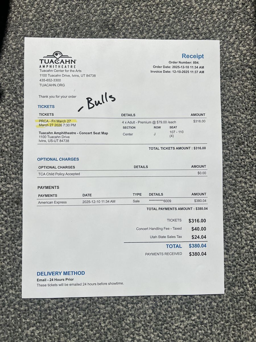 PRCA BULL RIDERS ONLY