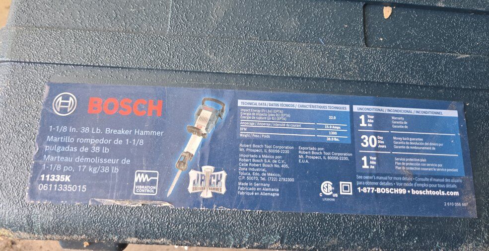 Bosch Breaker Hammer