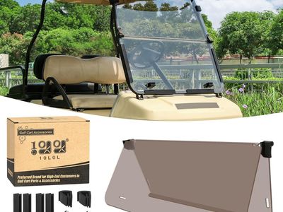 1982-2000.5 Club Car DS Fold Down Tinted Golf Cart Windshield