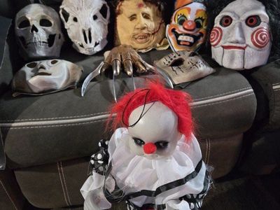 Horror decor, masks, etc