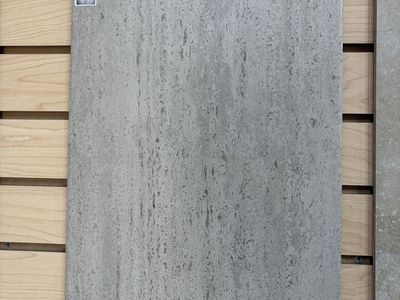 Savoy Grey Matte Travertine 12" x 24" Tile