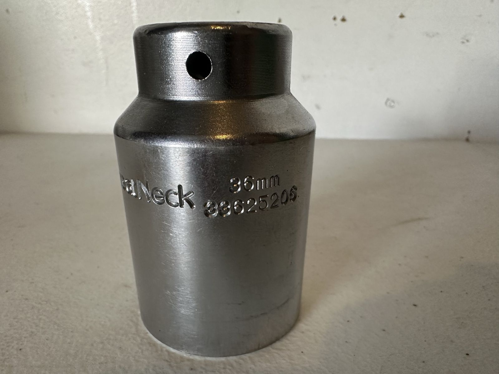 Great Neck 33625206 36mm Metric 1/2" Drive Chrome Socket