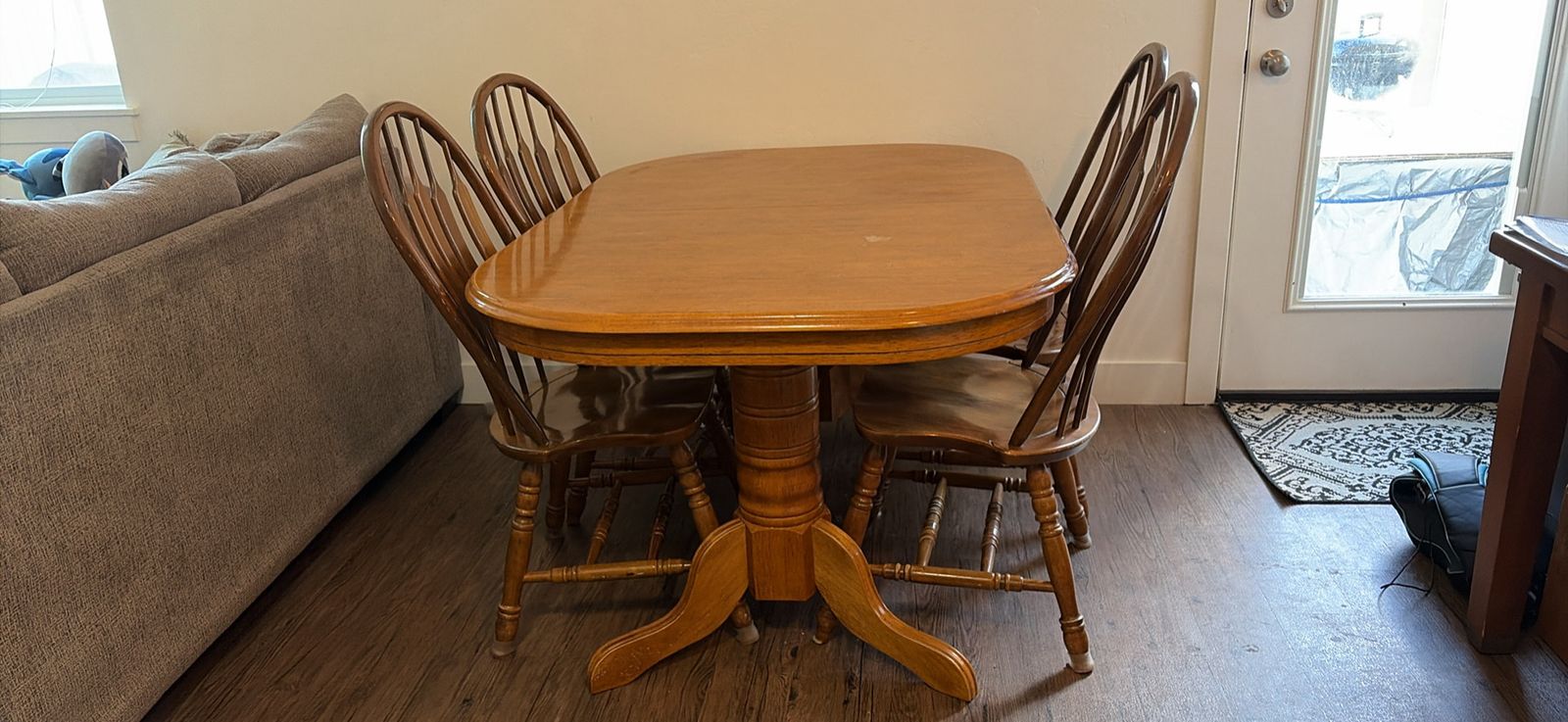 Soild Oak 7 Piece Dining Sey