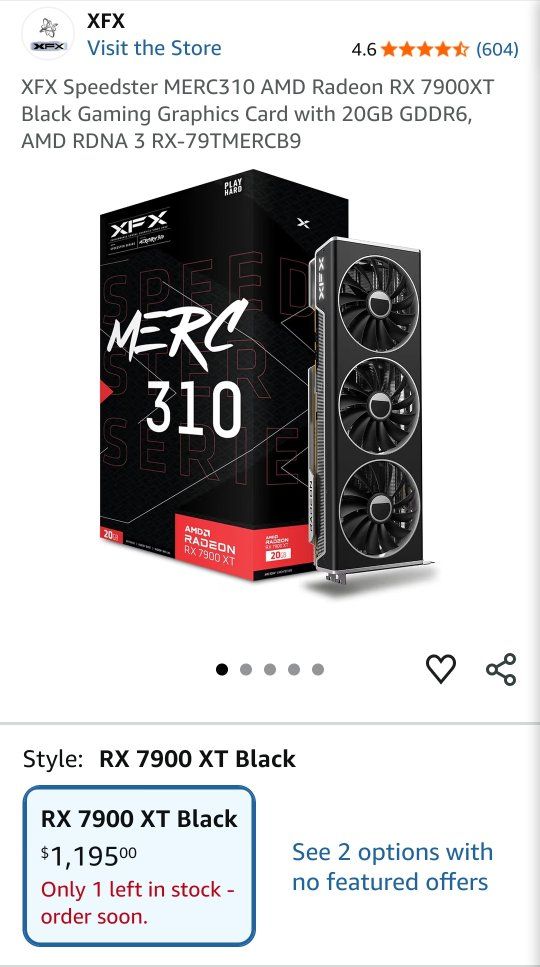 Gaming Graphics Card 20GB