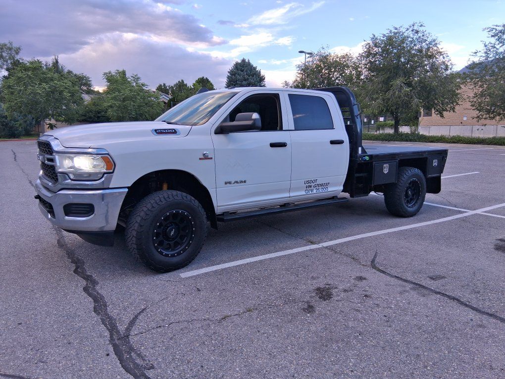 Used 2019 Ram 3500 Crew Cab Flatbed Truck - Heavy Duty, 4WD