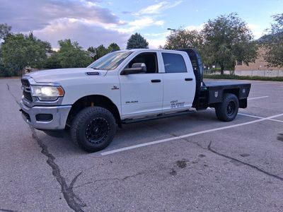 Used 2019 Ram 3500 Crew Cab Flatbed Truck - Heavy Duty, 4WD