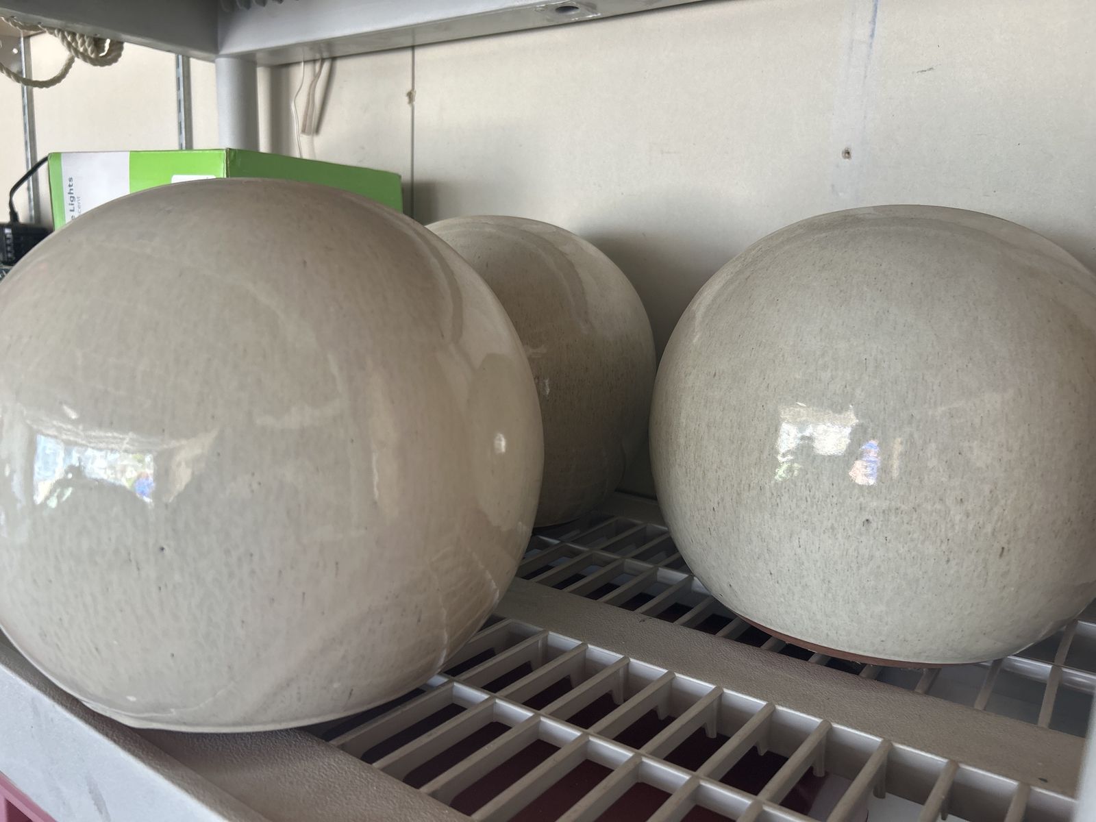 Ceramic Glazed Spheres - Set of 3
