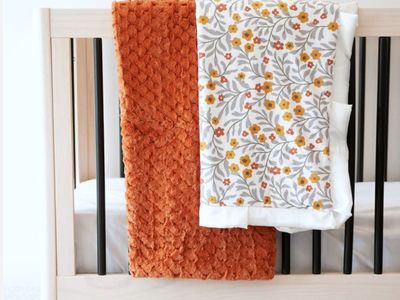 NEW Tween Golden Beginnings Blanket from Minky Couture