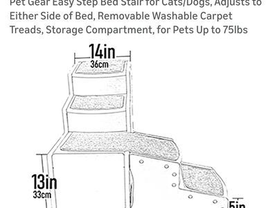 Dog steps w/storage $45 OBO