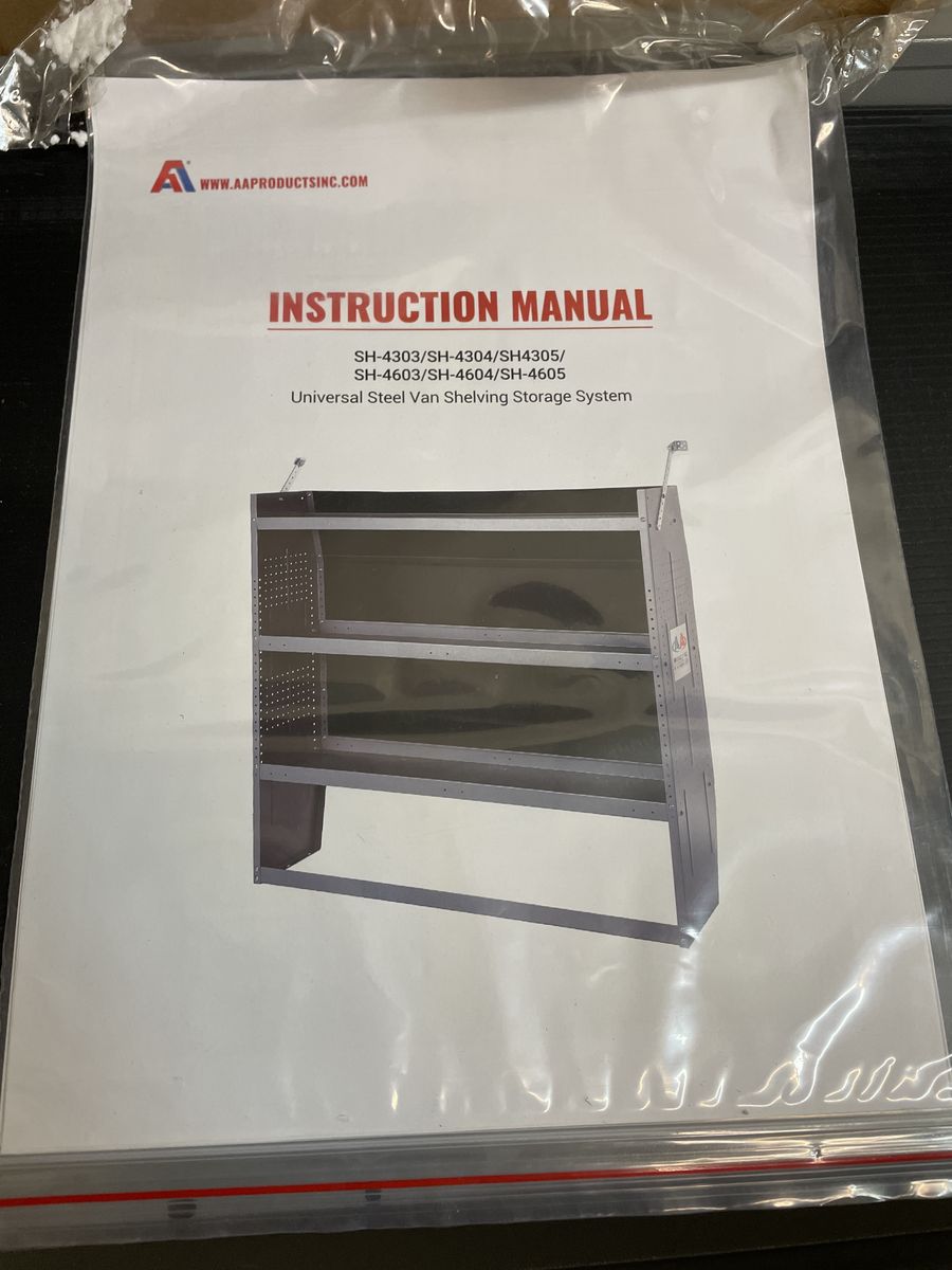Van Shelving Storage System