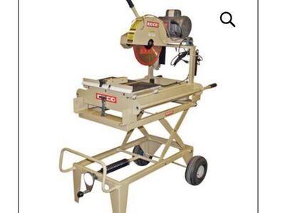 Edco Rolling Table Brick / Block / Tile Saw
