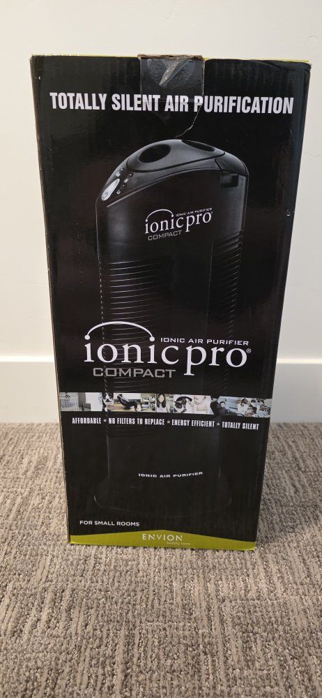 Envion Ionic Pro Compact Ionic Air Purifier - Silent, No Filters to Replace, Energy Efficient