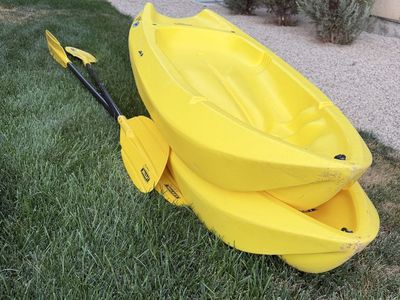 Lifetime Youth sit on Kayak