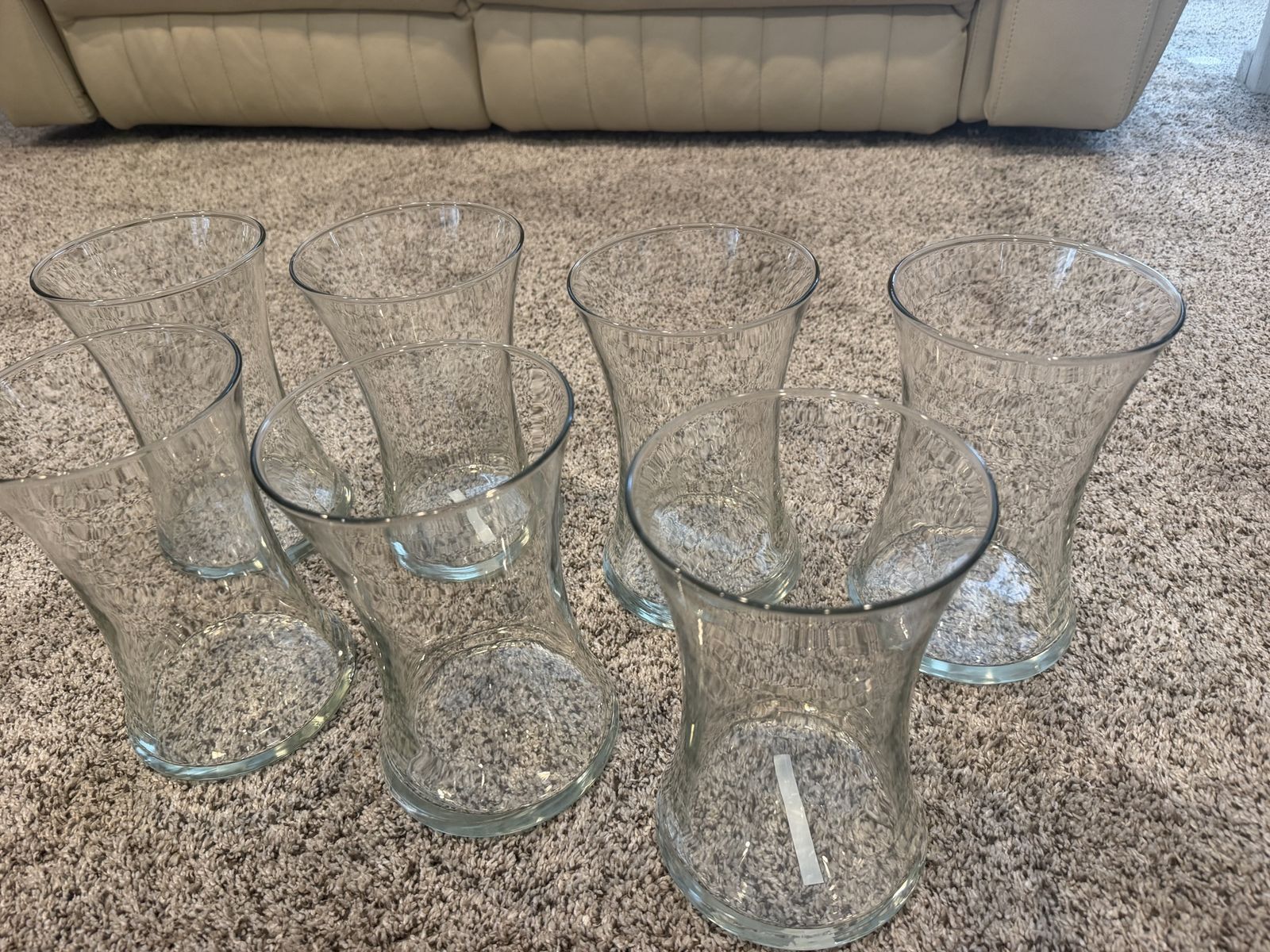 Vases (7) - 8” tall