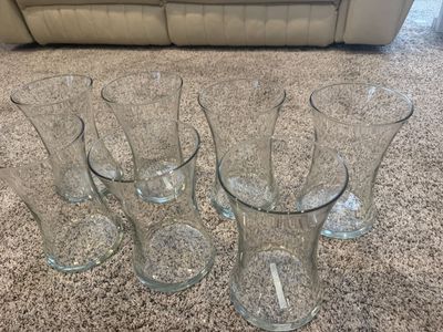 Vases (7) - 8” tall