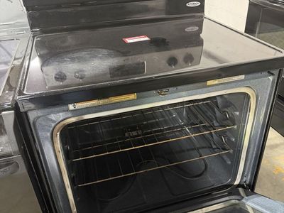 Amana 30" Stainless Steel Electric Range Stove with Glass Top