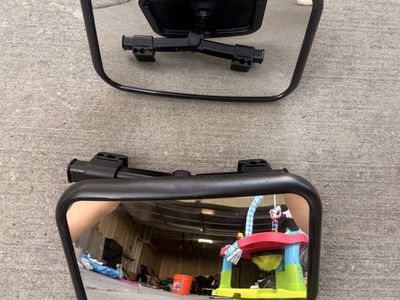 Baby Car Seat Backseat Mirrors - Adjustable Safety View (2 Pack)
