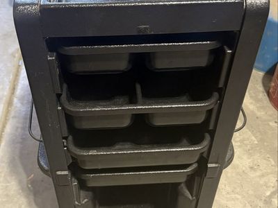 Sally Mate Black Rolling Salon/Tool Cart - Organizer Top + Removable Bins - $50 OBO - Pickup Today
