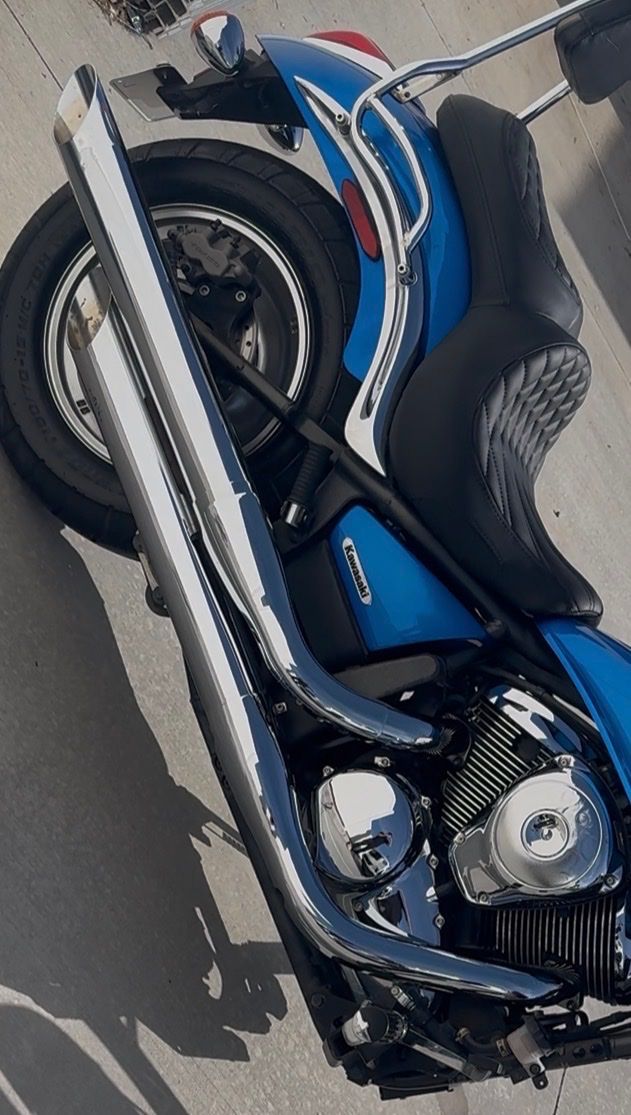 2007 Kawasaki Vulcan 900 Custom 2006-2024 models De-baffled Exhaust