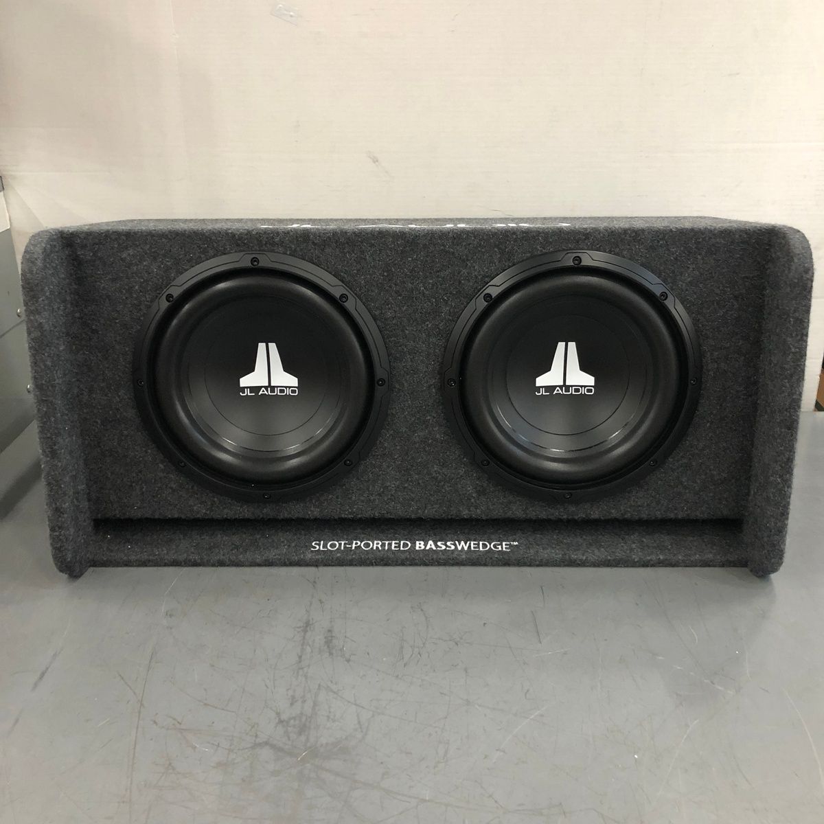 JL AUDIO CP210-W0V3 DUAL 10" BASSWEDGE PORTED 2OHM 10W0V3 LOADED SUBWOOFER ENCLOSURE