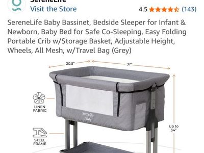 Baby bedside bassinet- VERY GOOD CONDITION