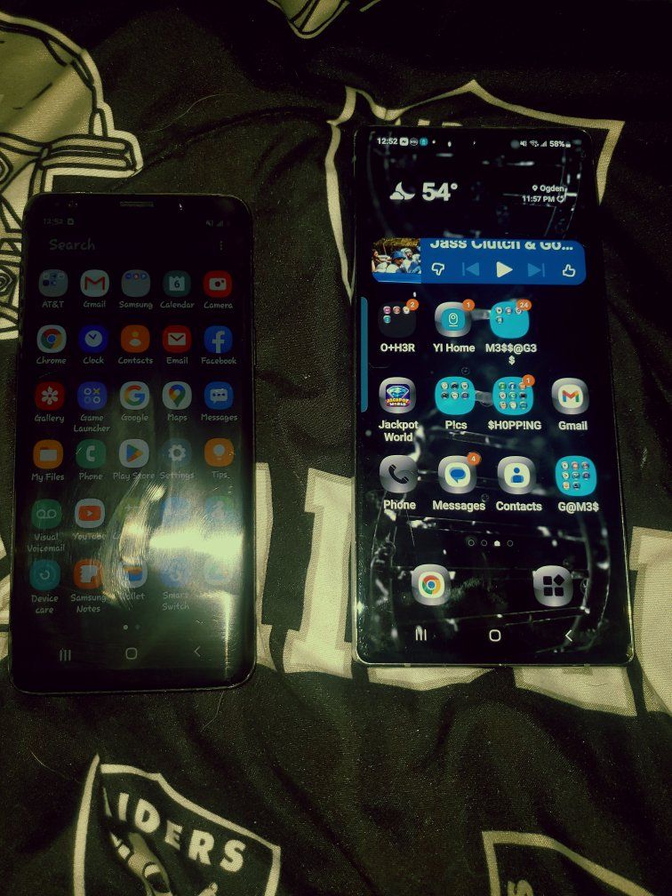 Samsung Galaxy Note 20 5g & Samsung Galaxy S9
