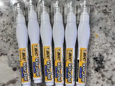 Write-Out Liquid Correction Pens