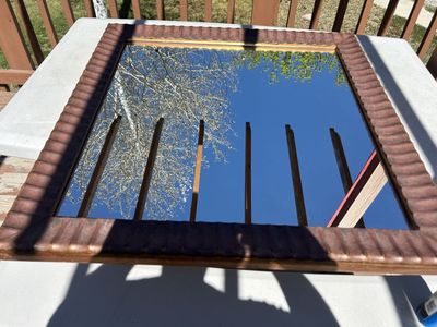 Gorgeous Hanging Wall Mirror 24x24 Waldorf Astoria