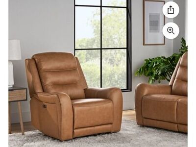 COOPER LEATHER POWER RECLINER