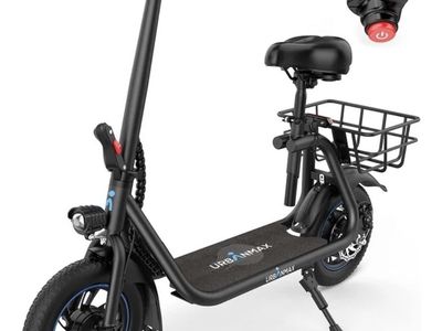 URBANMAX C1 Electric Scooter with Seat, 450W NEW