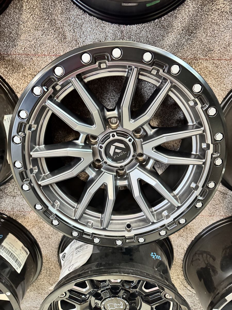 Fuel wheel 17x9 Matte Anthracite. Brand new set of 4.