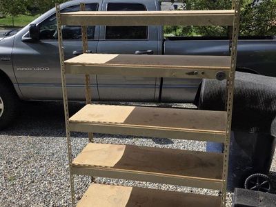 Sturdy 5-Shelf Industrial Metal Storage Rack - Garage/Warehouse Shelving Unit