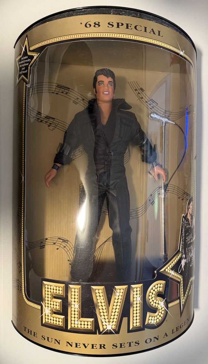 1993 Hasbro Elvis Presley '68 Special Collector Edition Doll, NEW