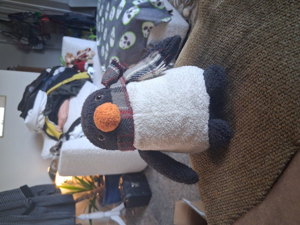 Russ berries Pookie the penguin