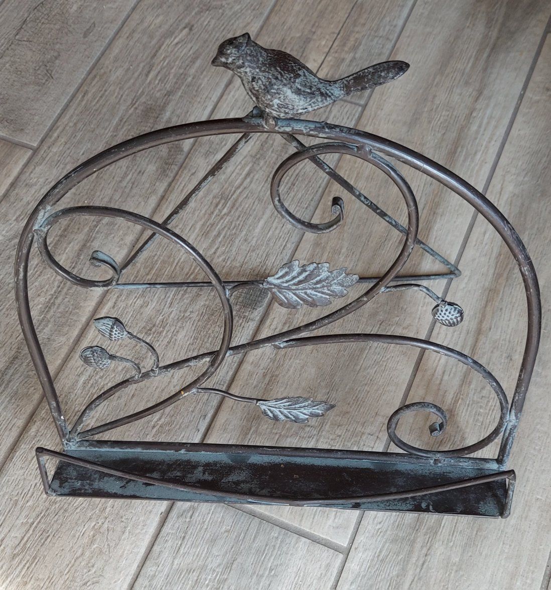 Vintage metal cookbook stand