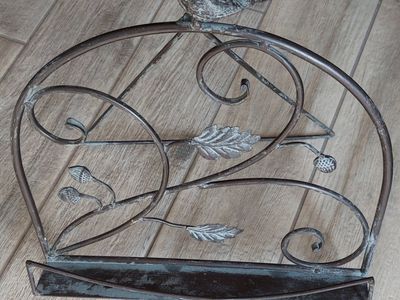 Vintage metal cookbook stand