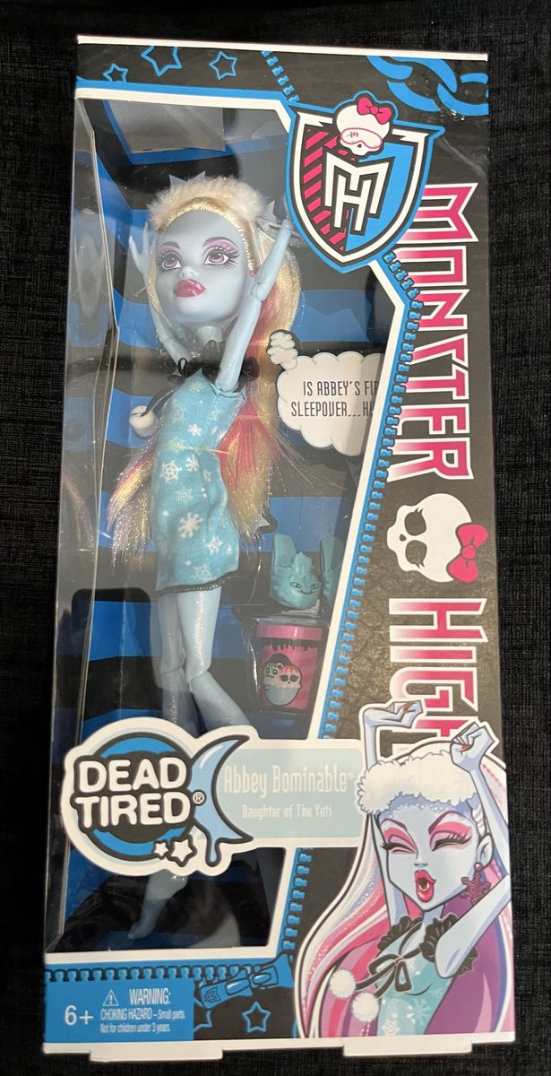 Monster High Dead Tired Abbey Bominable Doll - New in Box