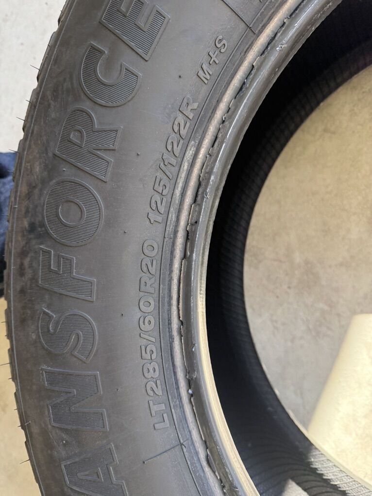 285/60R20 Firestone Transforce Tires